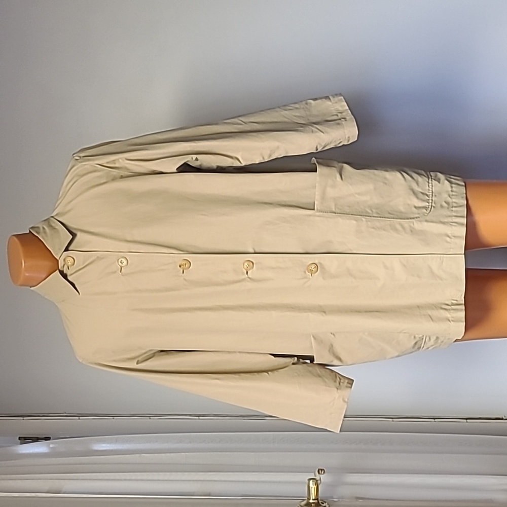 JOOP! OUTERWEAR tan light trench coat.  Great condition